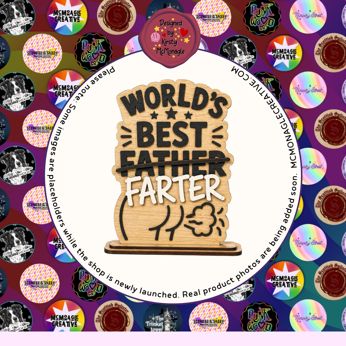 World's Best Farter Wooden DIY Craft Kit Sign