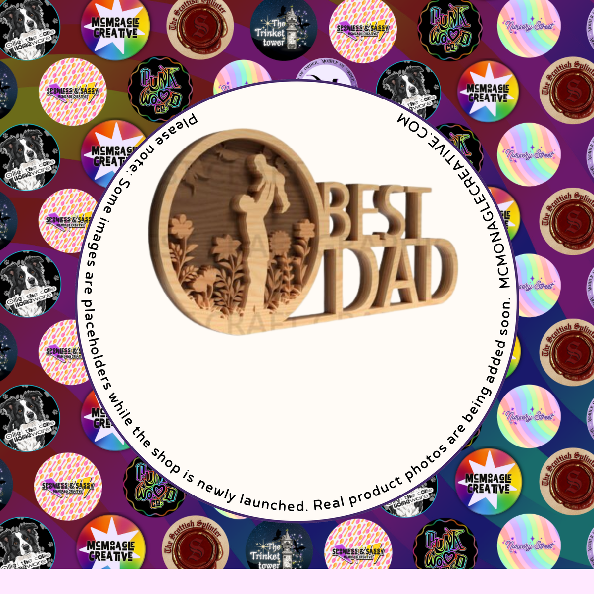 Best Dad Premium Layered Wooden DIY Craft Kit