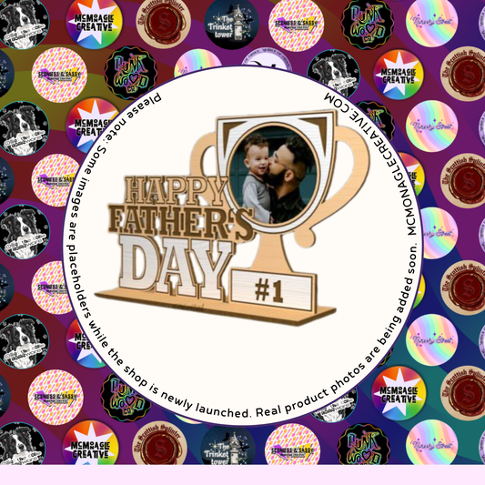 Father's Day Trophy Photo Frame DIY Craft Kit