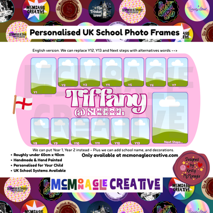 England school years photo frame – Reception to Year 13