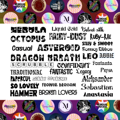 Font style options