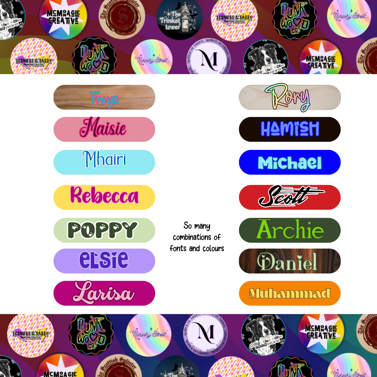 Font style options